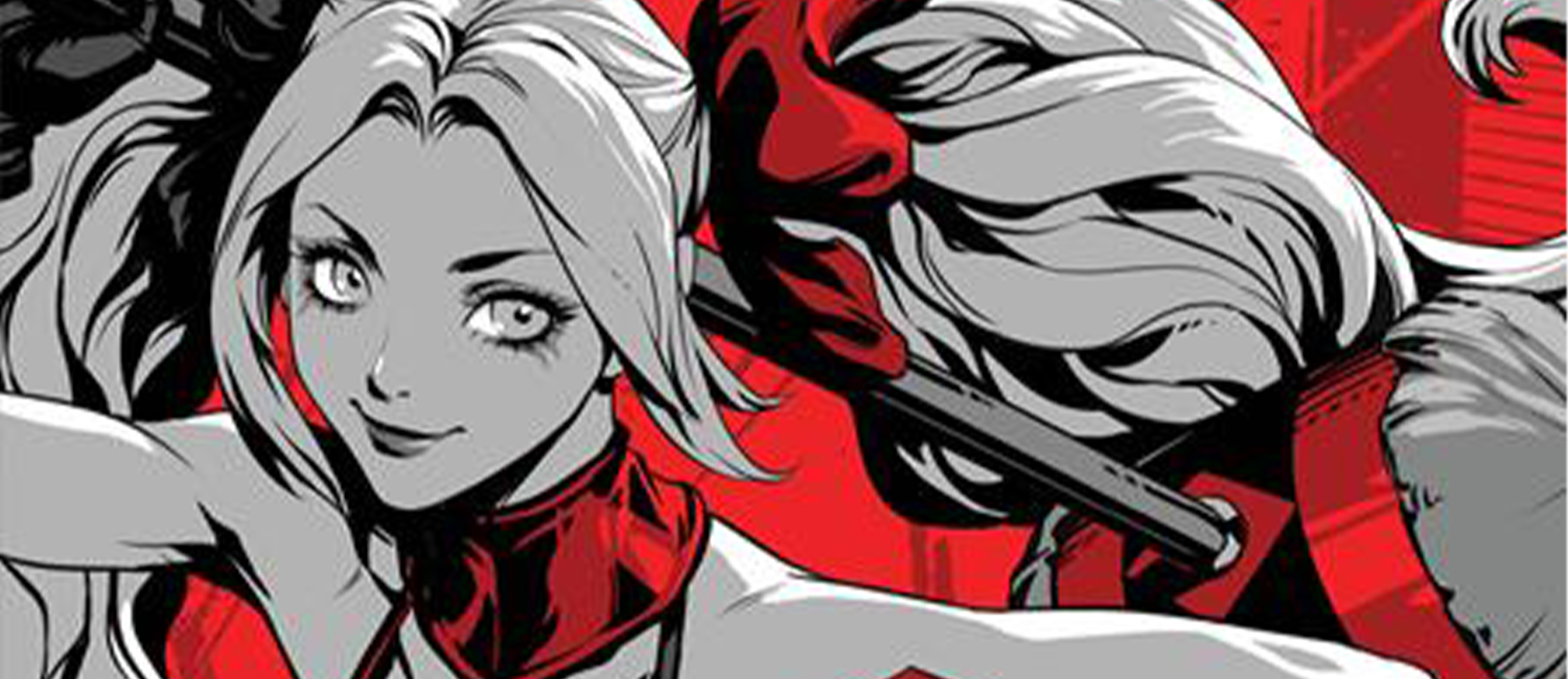 Harley Quinn: Black + White + Redder