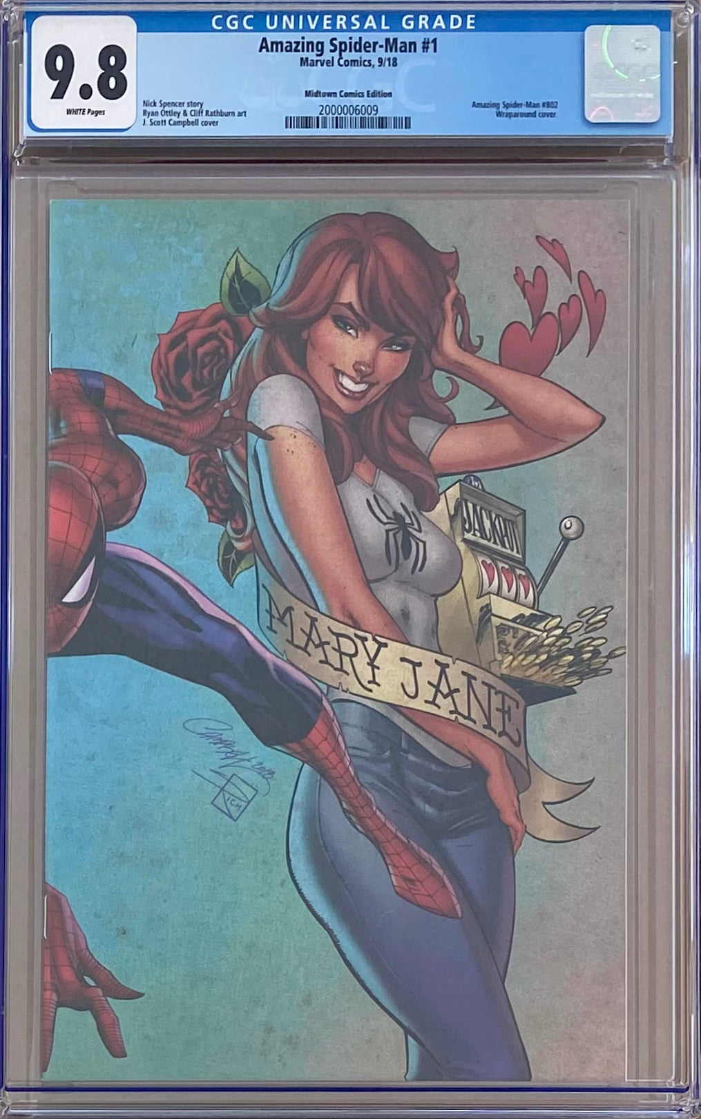 Amazing Spider-Man #1 Midtown Comics/Campbell Variant CGC 9.8