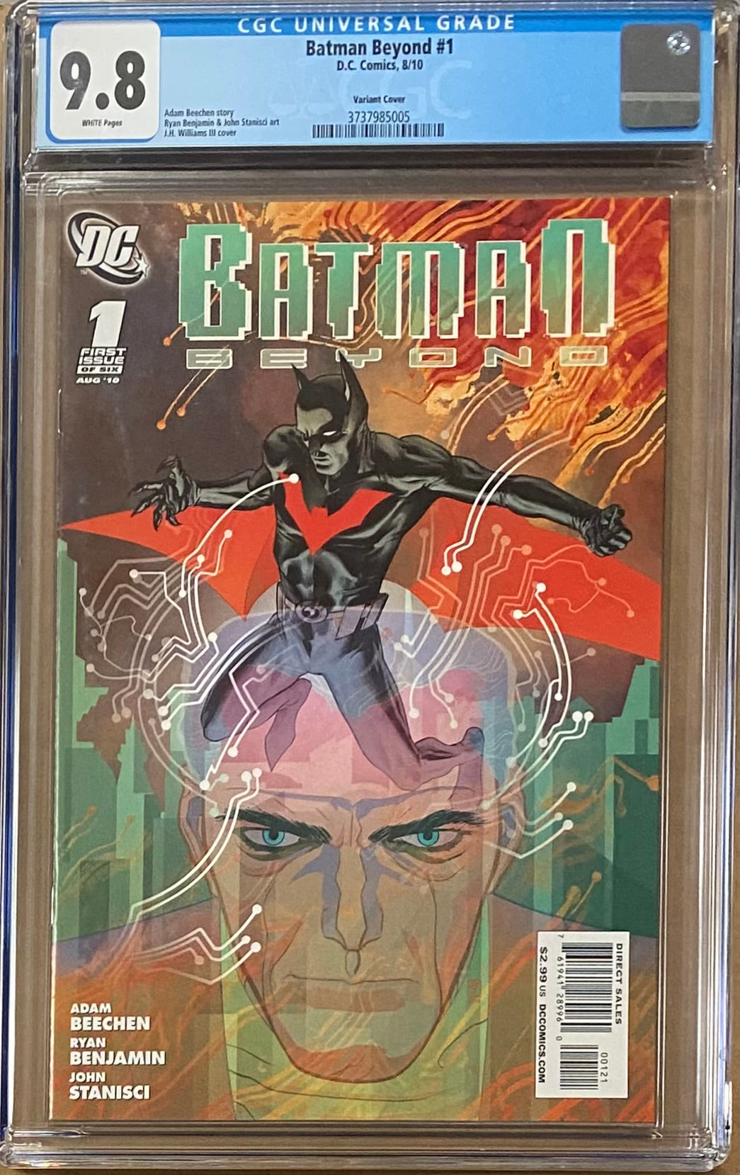 Batman Beyond #1 Williams III Variant CGC 9.8