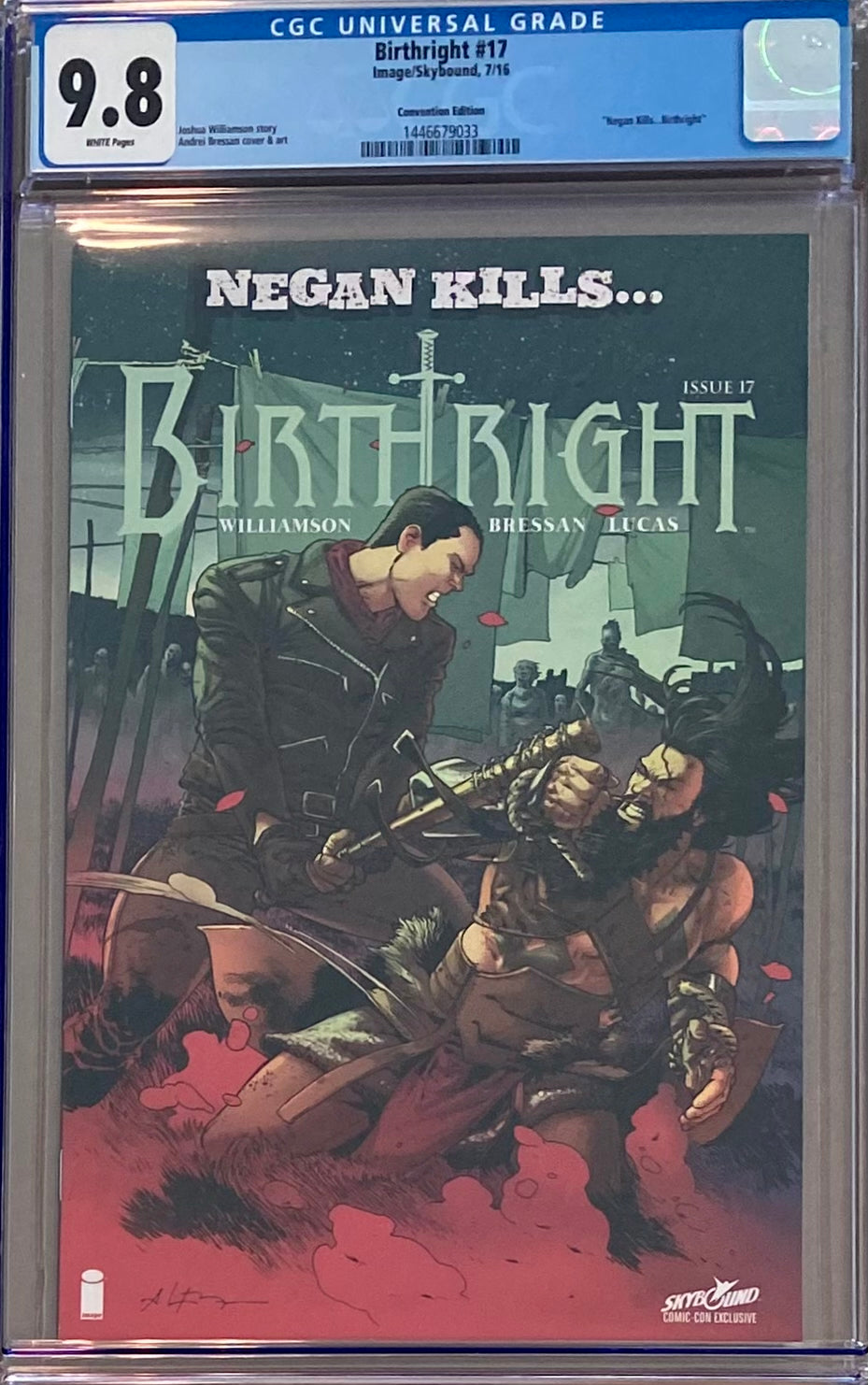 Birthright #17 Convention Edition Variant CGC 9.8