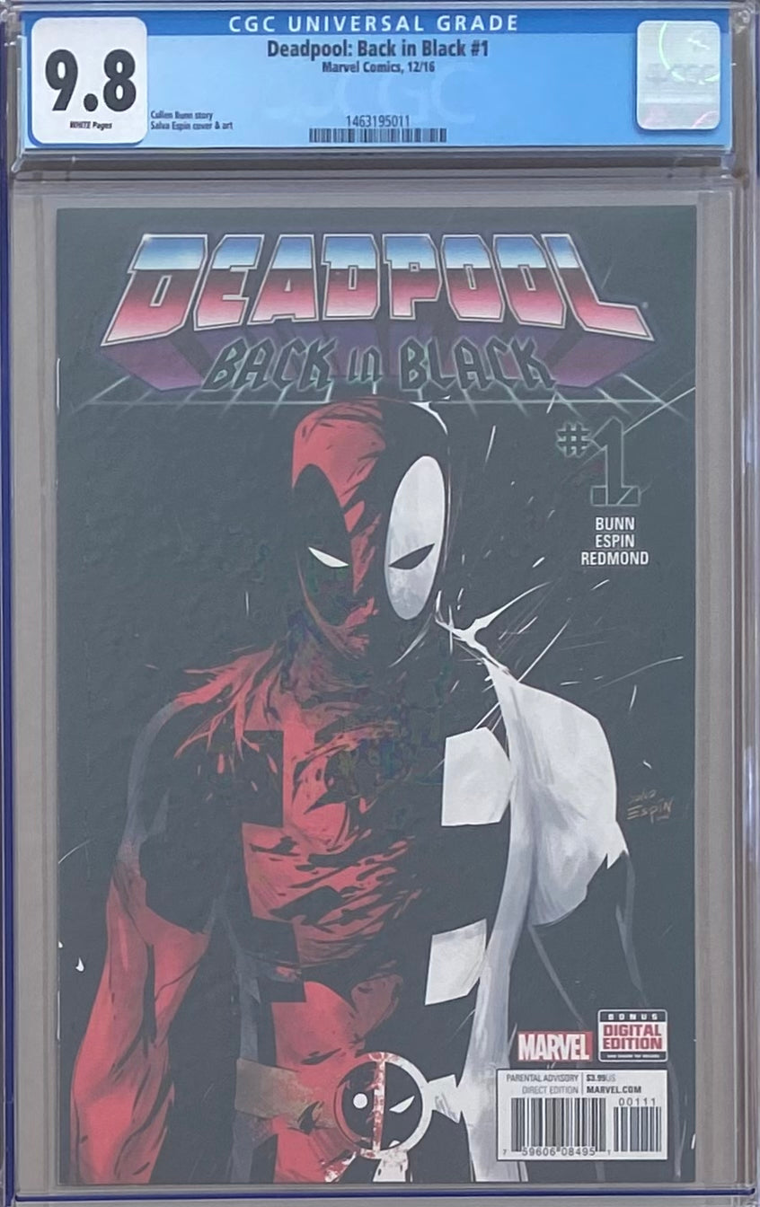 Deadpool Back in Black hot CGC