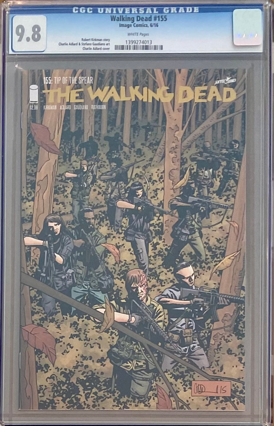 Walking Dead #155 CGC 9.8