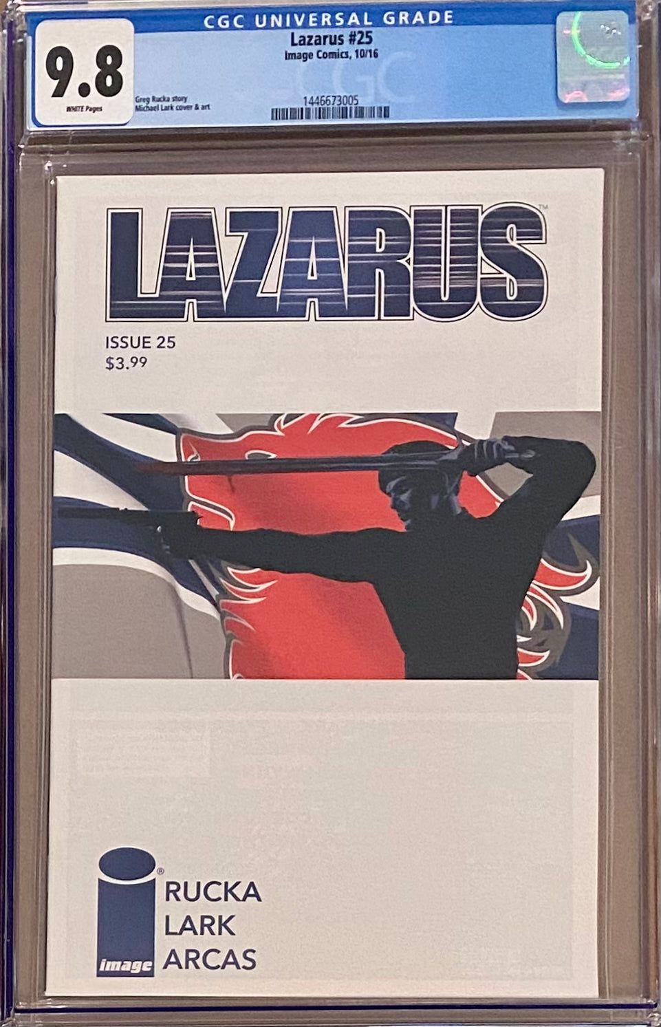 Lazarus #25 CGC 9.8