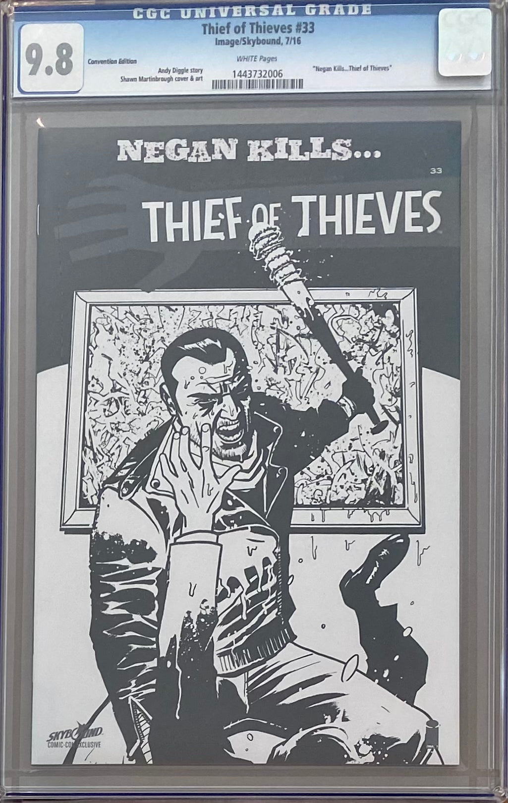 Thief of Thieves #33 Convention Sketch Edition Variant CGC 9.8