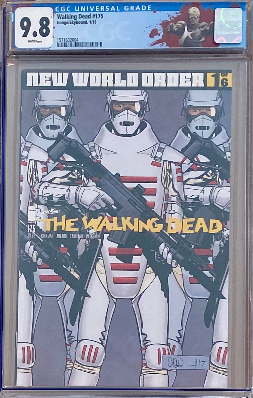 Walking Dead #175 CGC 9.8 - Walker Custom Label
