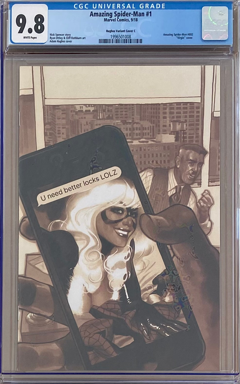 Amazing Spider-Man #1 Hughes Variant C CGC 9.8