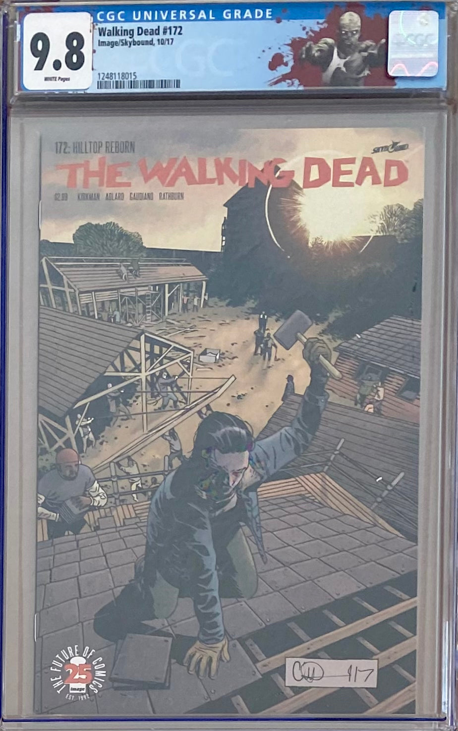 Walking Dead #172 CGC 9.8 - Walker Custom Label
