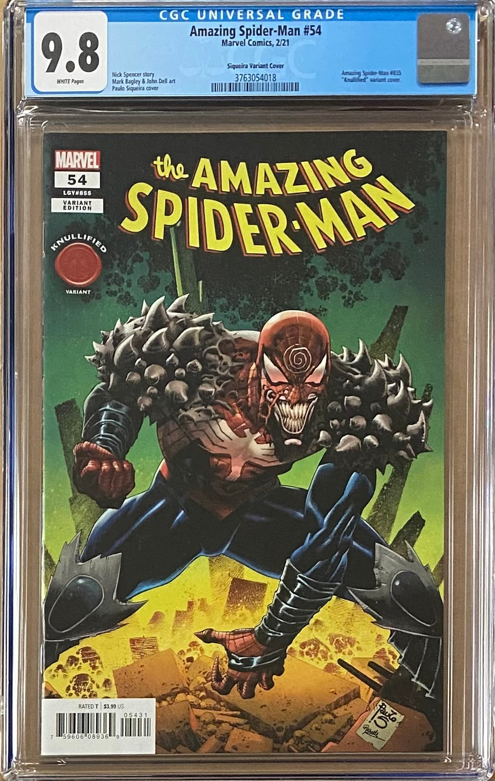 Amazing Spider-Man #54 Siqueira Variant CGC 9.8