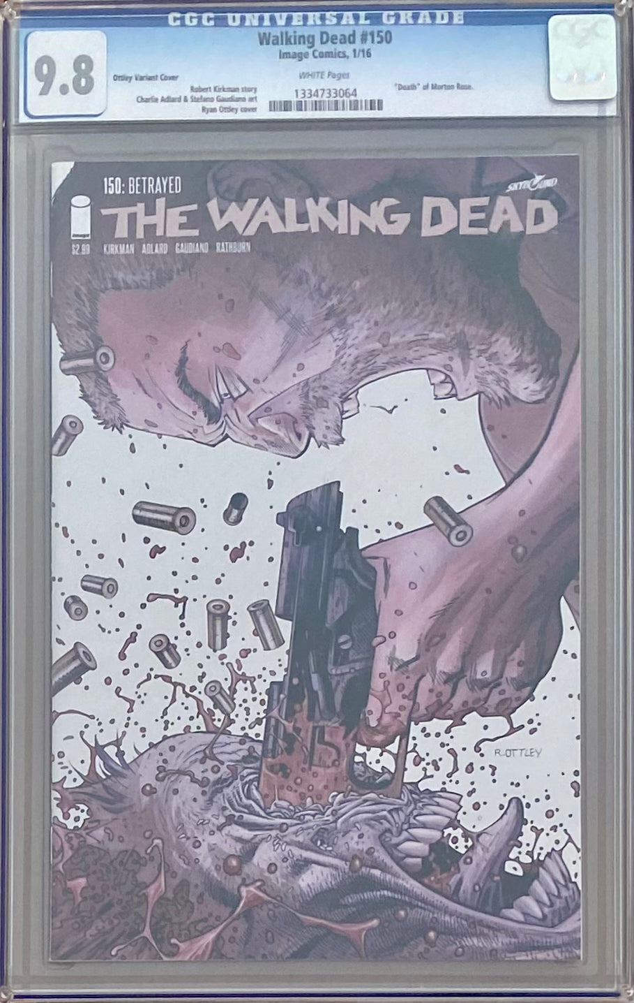 Walking Dead #150 Ottley Variant CGC 9.8