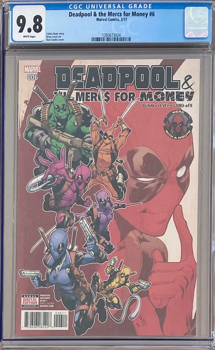 Deadpool & the Mercs for Money #6 CGC 9.8