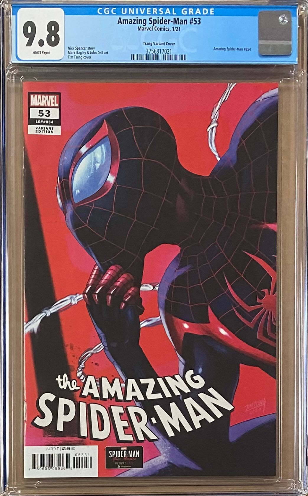 Amazing Spider-Man #53 Tsang 1:10 Retailer Incentive Variant CGC 9.8