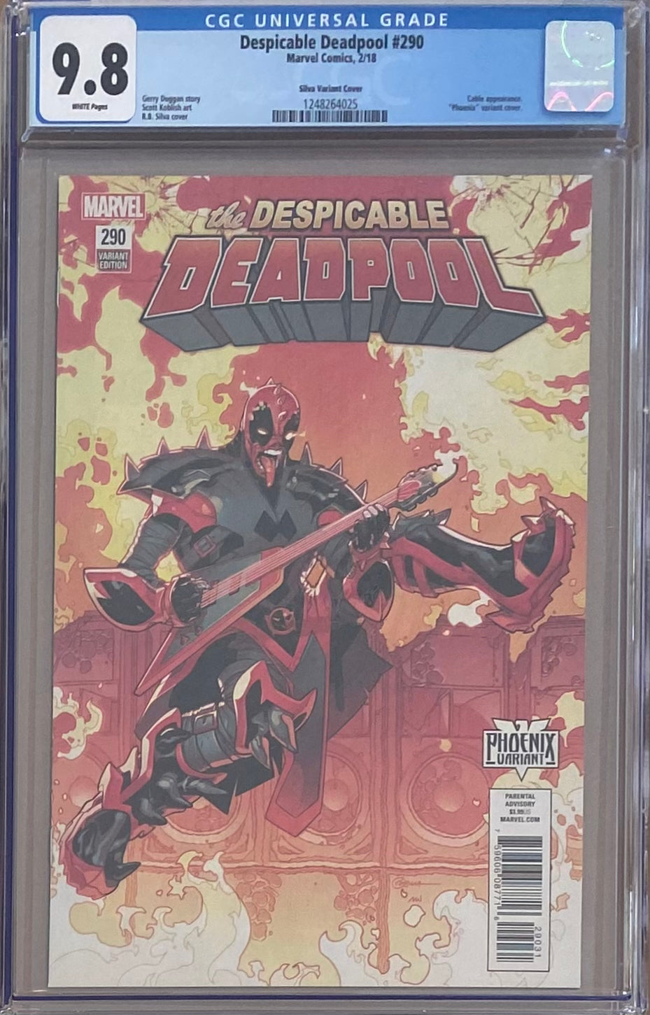 Despicable Deadpool #290 Silva Variant CGC 9.8