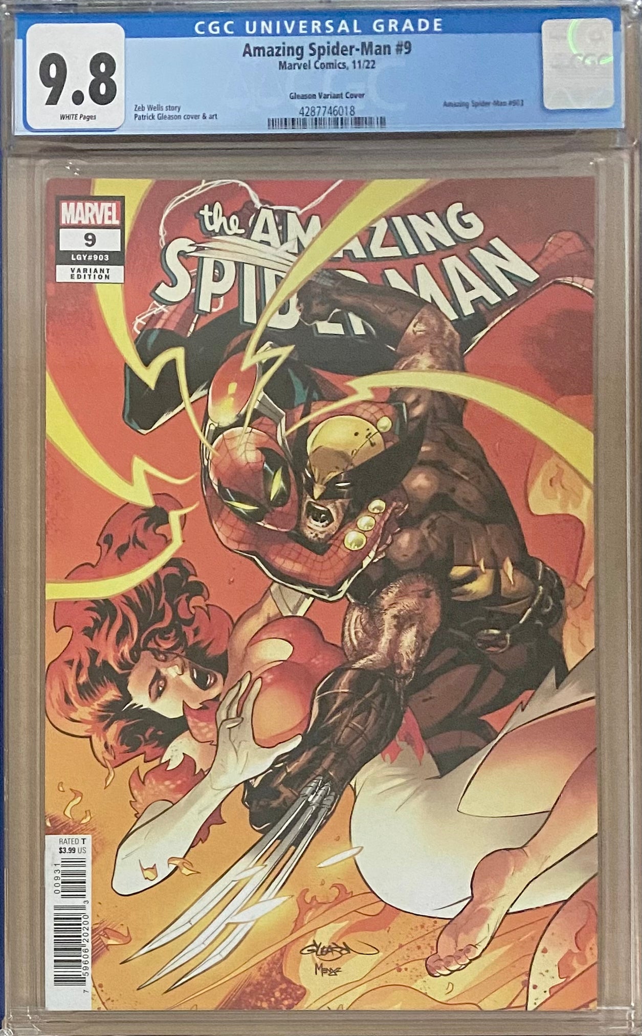 Amazing Spider-Man #9 Gleason Variant CGC 9.8