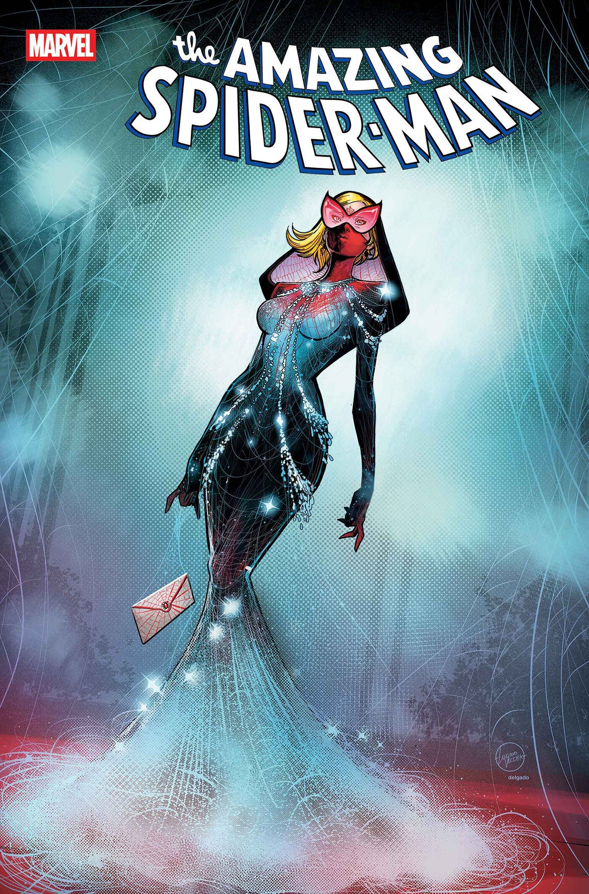 Amazing Spider-Man #32 Luciano Vecchio Hellfire Costume Swap Variant