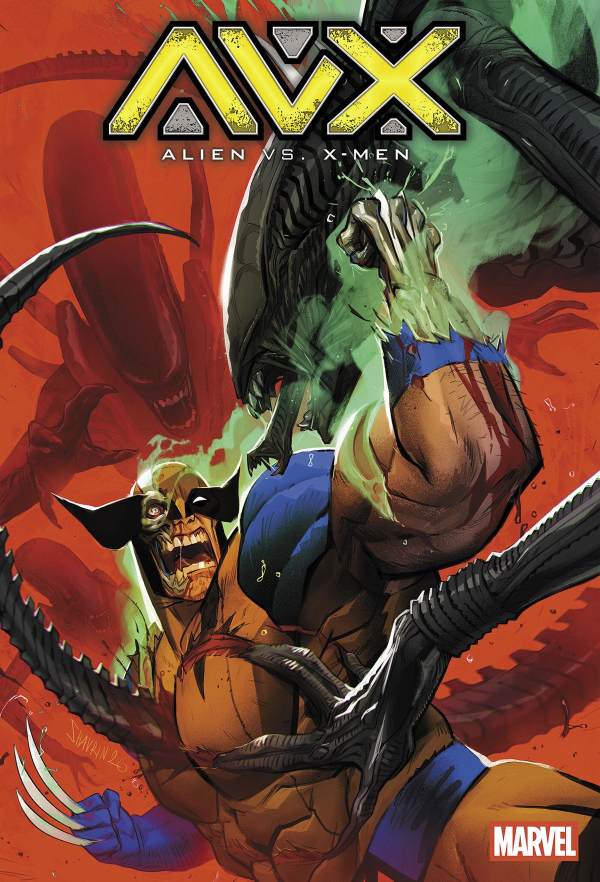 Alien vs. X-Men #1 Ivan Shavrin 1:25 Retailer Incentive Variant