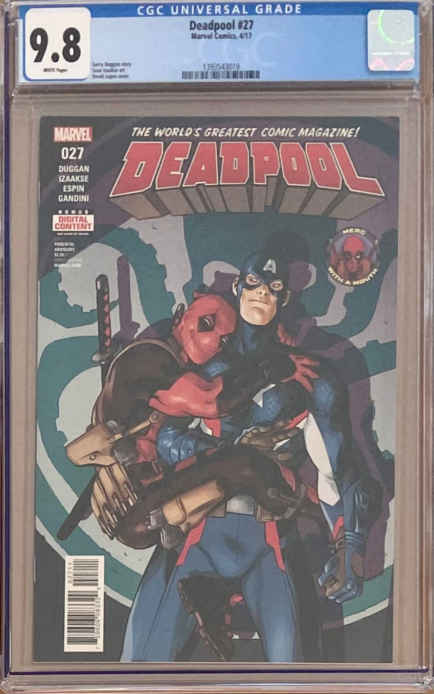 Deadpool #27 CGC 9.8