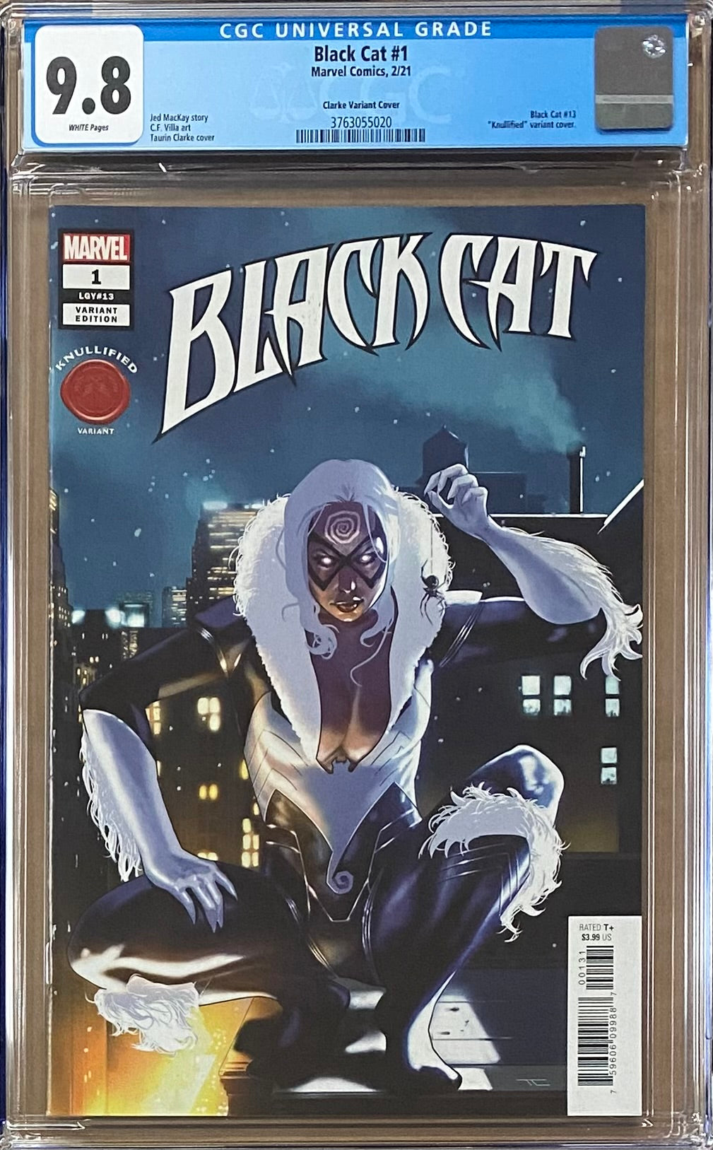 Black Cat #1 Clarke Variant CGC 9.8