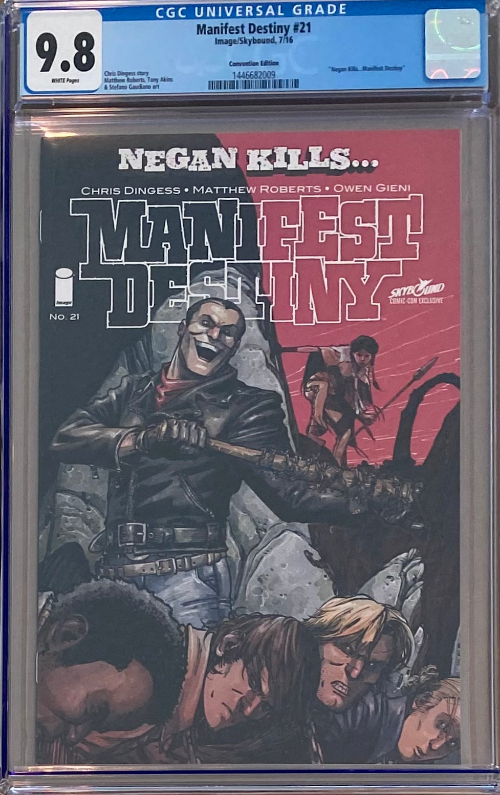 Manifest Destiny #21 Convention Edition Variant CGC 9.8