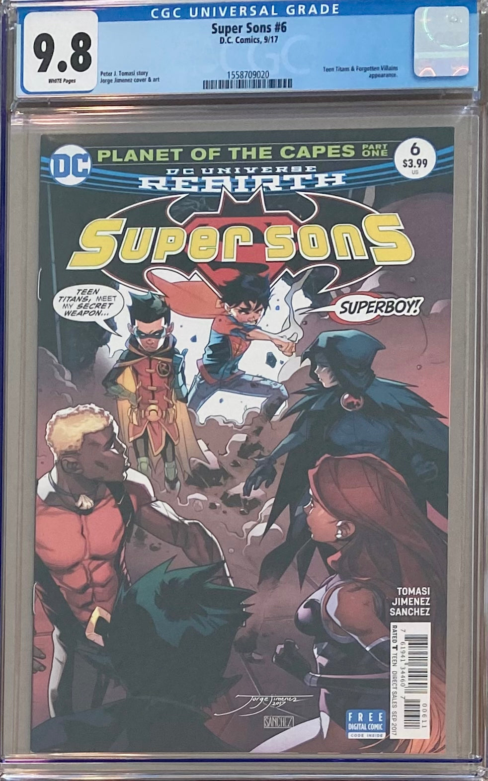 Super Sons #6 CGC 9.8