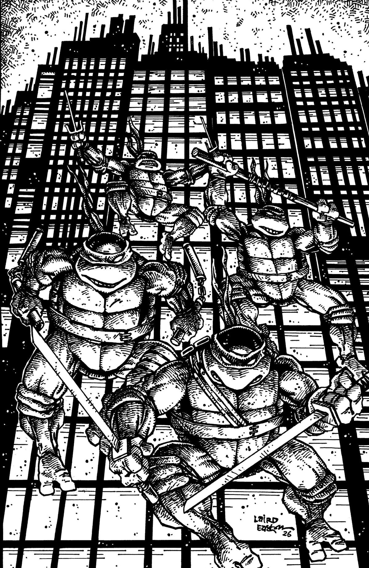 Teenage Mutant Ninja Turtles #20: 300th Issue Special Eastman & Laird 1:25 Retailer Incentive Variant