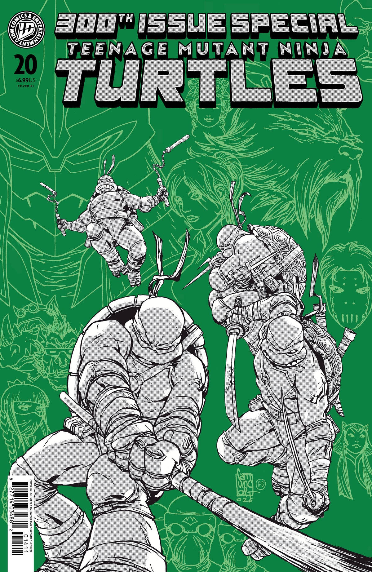 Teenage Mutant Ninja Turtles #20: 300th Issue Special Variant Camuncoli 1:100 Retailer Incentive Variant