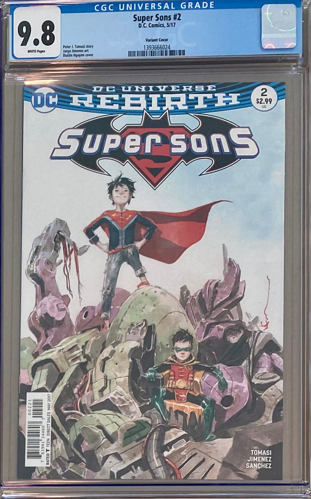 Super Sons #2 Variant CGC 9.8