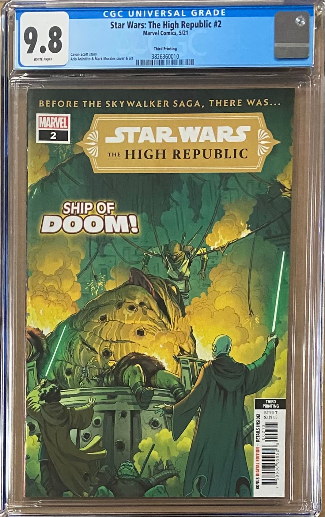 Star Wars: The High Republic #2 Third Printing CGC 9.8