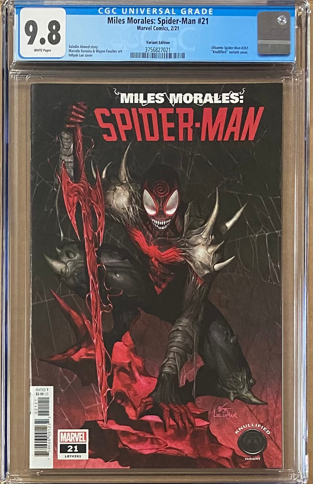 Miles Morales: Spider-Man #21 InHyuk Lee Variant CGC 9.8