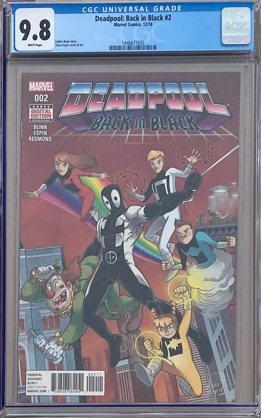 Deadpool: Back in Black #2 CGC 9.8