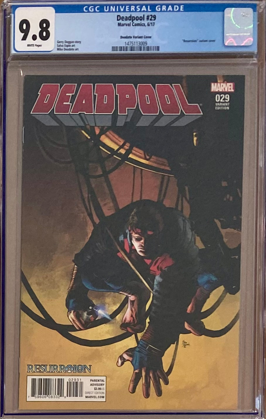 Deadpool #29 Deodato Jr. Variant CGC 9.8