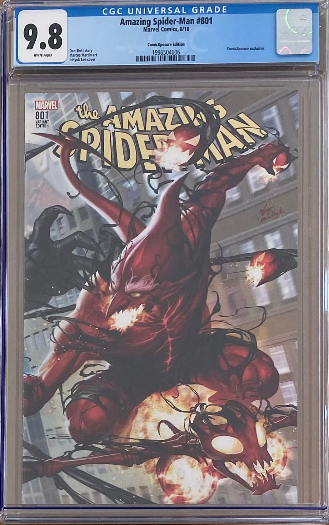 Amazing Spider-Man #801 ComicXposure/InHyuk Lee Variant CGC 9.8