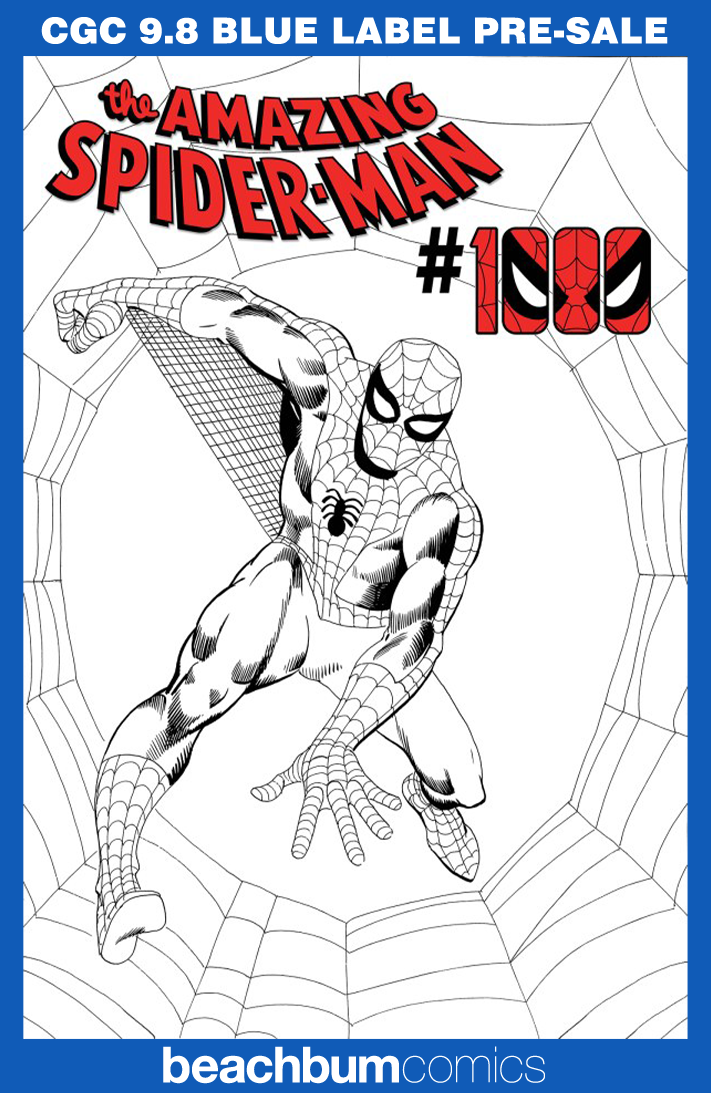 Amazing Spider-Man #1000 Ditko 1:50 Black & White Retailer Incentive Variant CGC 9.8