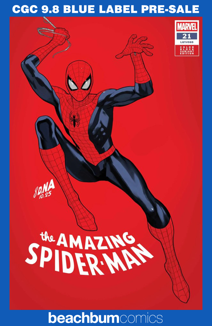Amazing Spider-Man #21 Nakayama Color Block Red Variant CGC 9.8