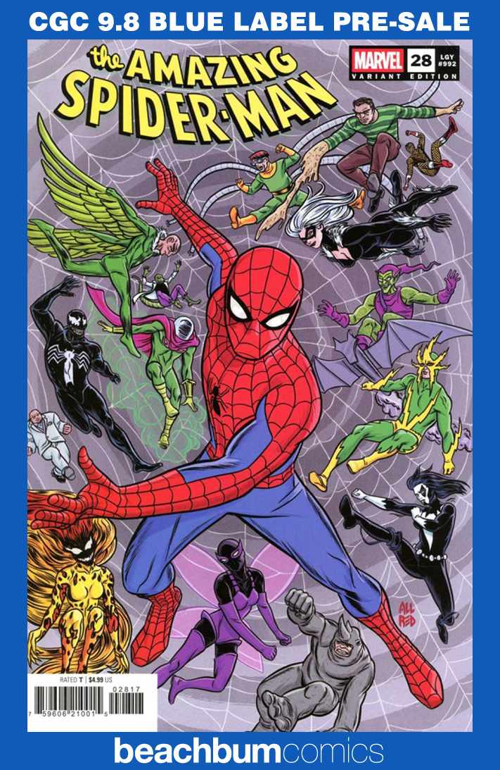 Amazing Spider-Man #28 Allred 1:25 Retailer Incentive Variant CGC 9.8