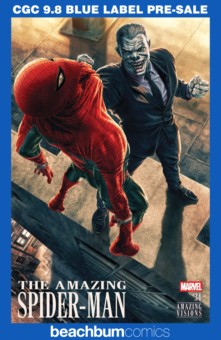 Amazing Spider-Man #34 Bermejo Variant CGC 9.8