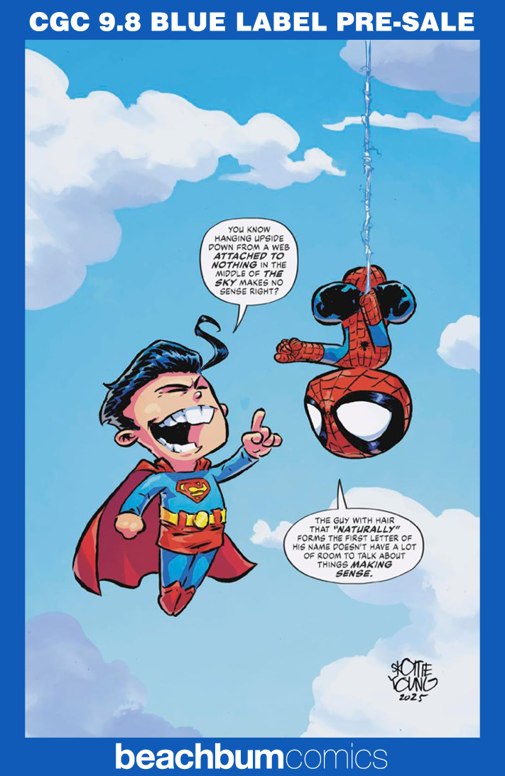 Marvel/DC: Spider-Man/Superman #1 Young Virgin Variant CGC 9.8