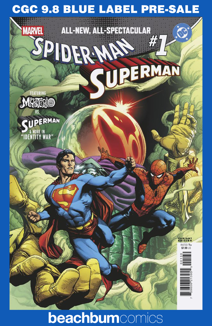 Marvel/DC: Spider-Man/Superman #1 Frank Variant CGC 9.8
