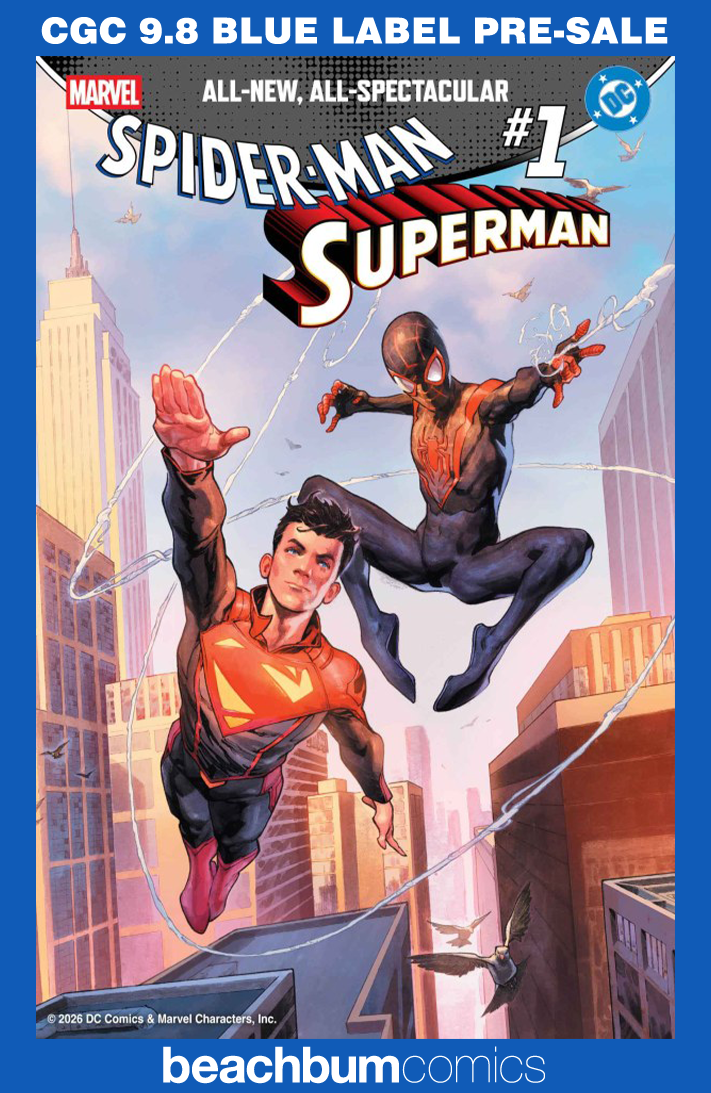 Marvel/DC: Spider-Man/Superman #1 Opena 1:50 Retailer Incentive Variant CGC 9.8