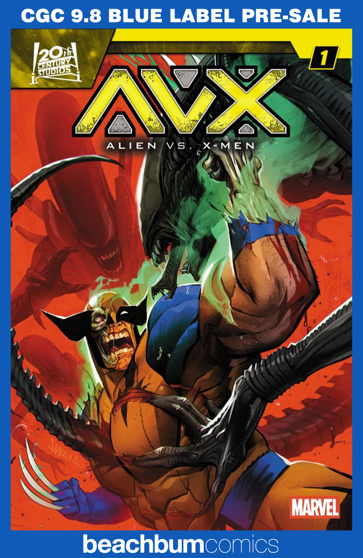 Alien vs. X-Men #1 Shavrin 1:25 Retailer Incentive Variant CGC 9.8