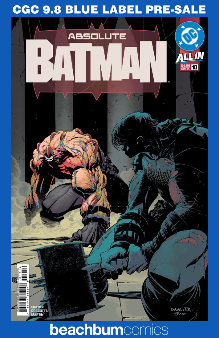 Absolute Batman #10 Fourth Printing CGC 9.8