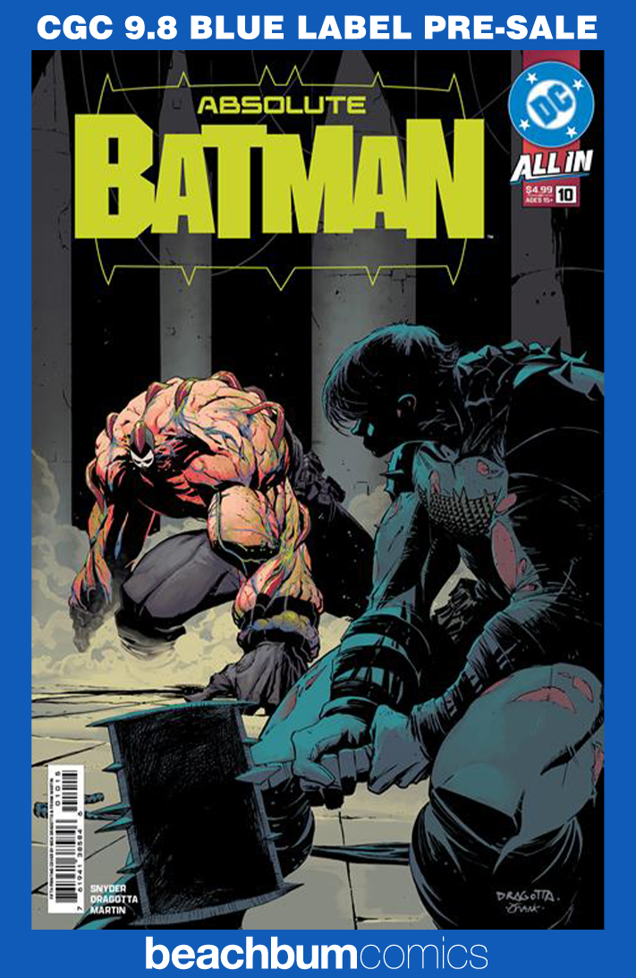 Absolute Batman #10 Fifth Printing CGC 9.8
