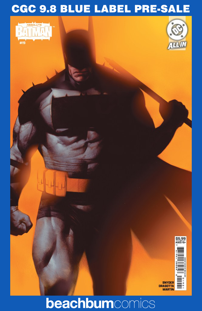 Absolute Batman #19 Oliver Variant CGC 9.8 - First Absolute Scarecrow