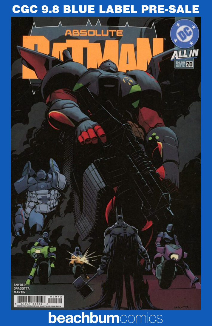 Absolute Batman #20 Second Printing CGC 9.8 - "Robins"