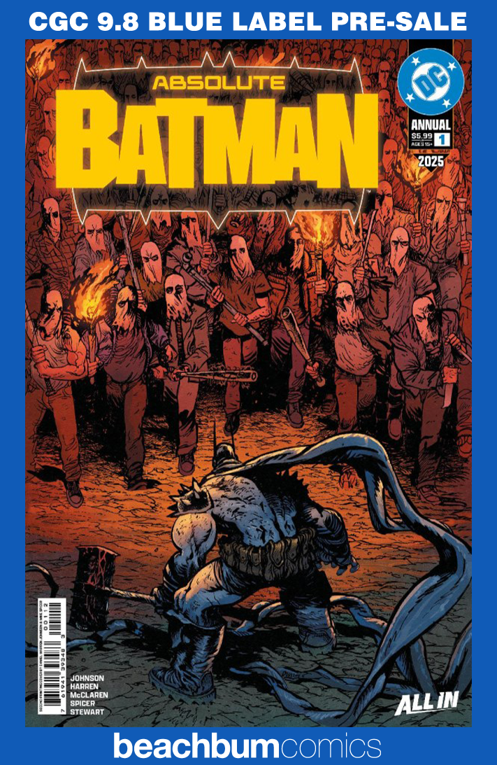 Absolute Batman Annual #1 Second Printing CGC 9.8