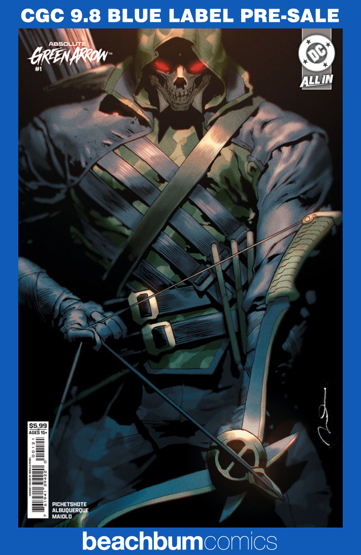 Absolute Green Arrow #1 Parel Variant CGC 9.8
