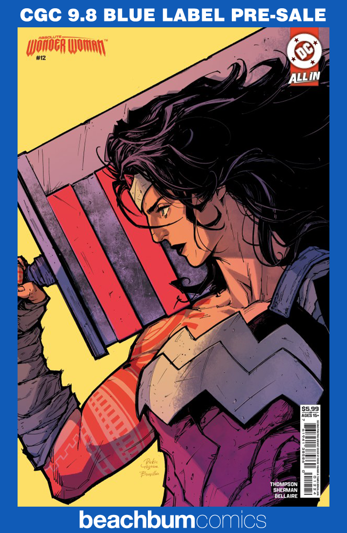 Absolute Wonder Woman #12 Second Printing Yagawa Variant CGC 9.8