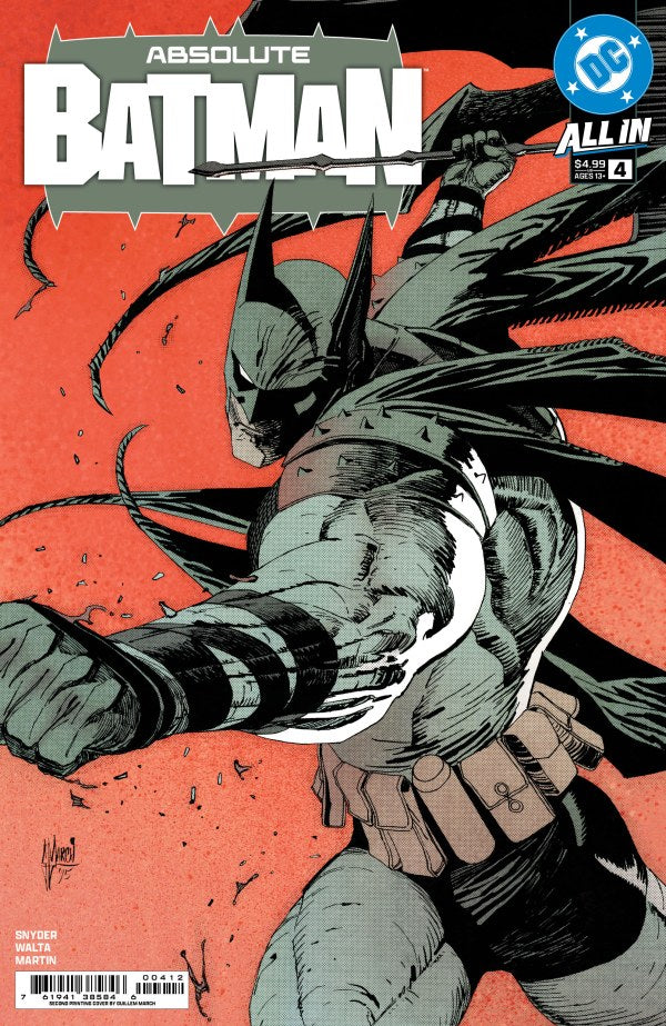Absolute Batman #4 Second Printing Cover A March (3/12/25)