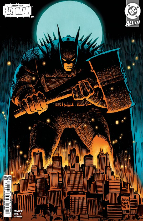 Absolute Batman #4 Cover C Francavilla Variant (1/8/25)