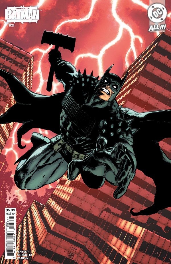 Absolute Batman #21 Cover D Mahnke Variant (6/17/26)