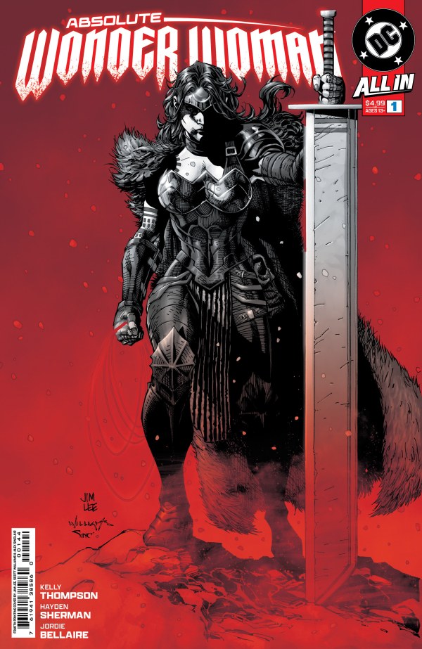Absolute Wonder Woman #1 Fourth Printing Cover A Jim Lee (2/12/25)